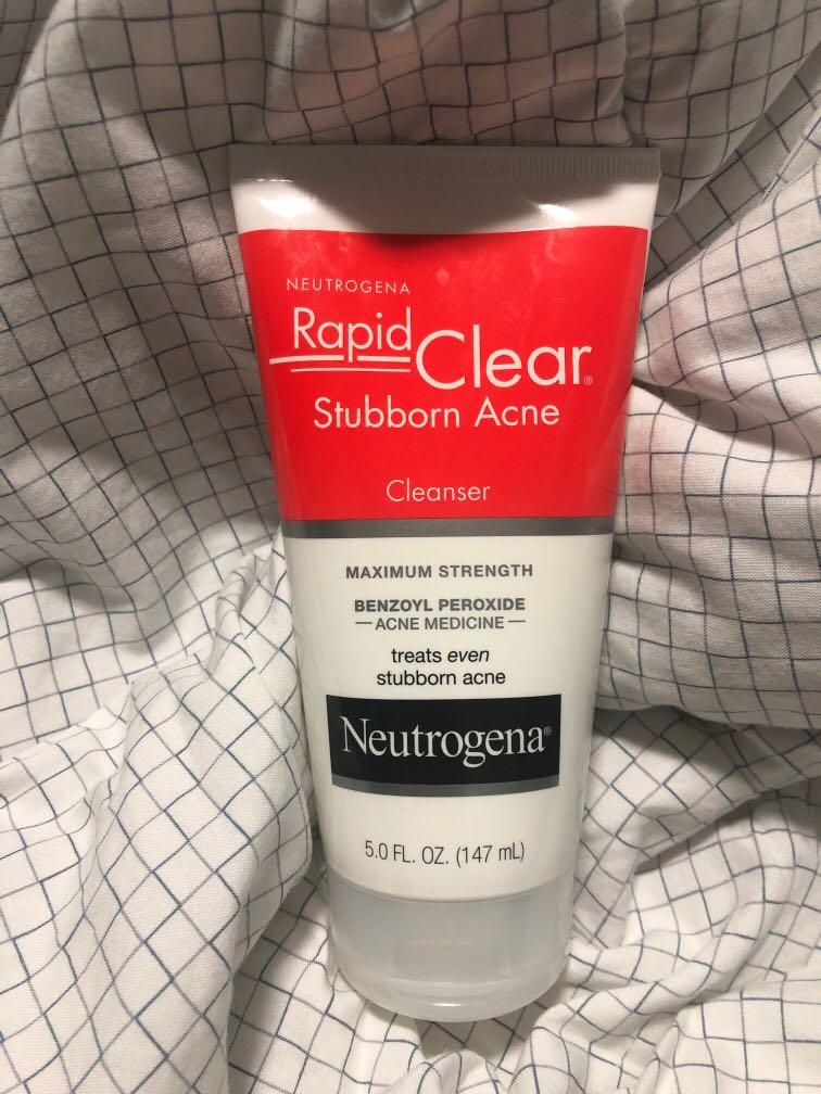 neutrogena rapid clear cleanser