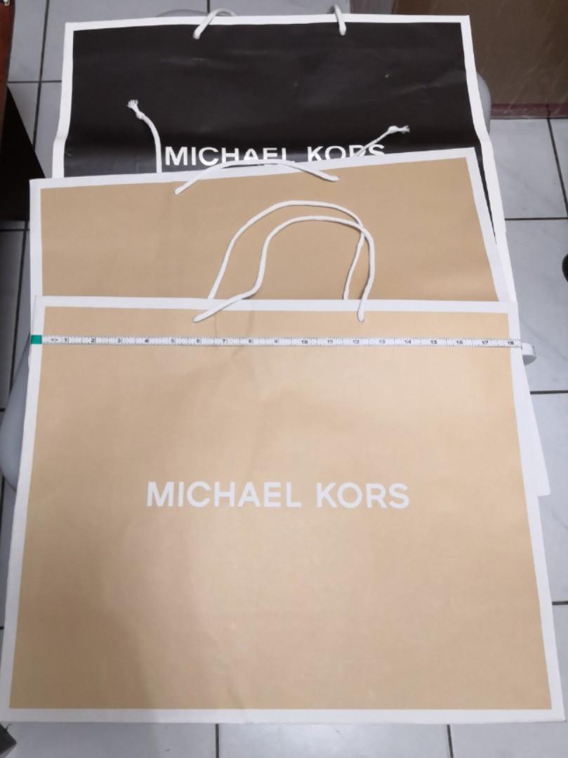 michael kors paper bag original