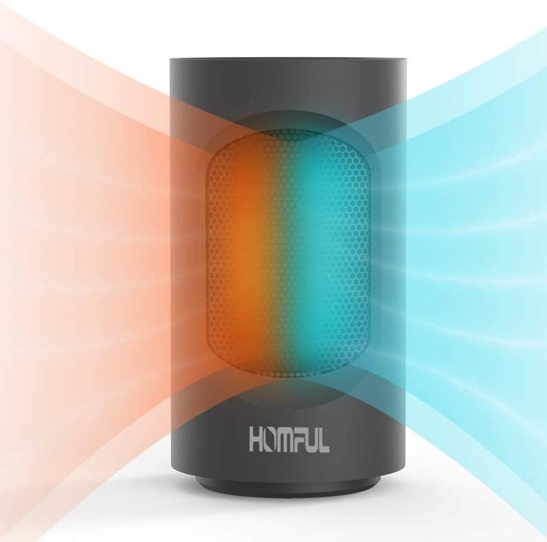 Personal Fan Heater 600w Ceramic Space Heaters Electric With Natural Air Cooler Silent For Home And Office Black Everything Else On Carousell