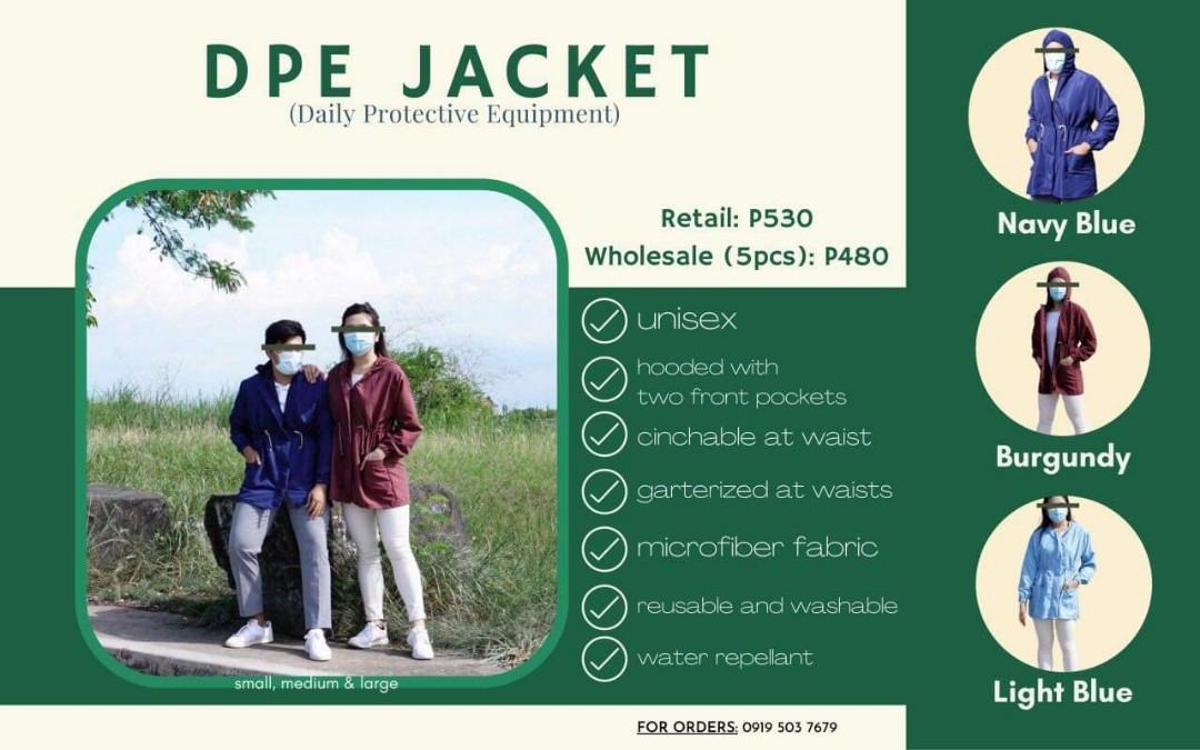 DPE Jacket, Face Mask, KN95 Mask, Face Shield, Goggles, PPE Gown, PPE