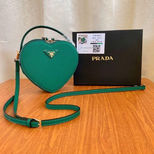 PRADA ODETTE HEART BAG