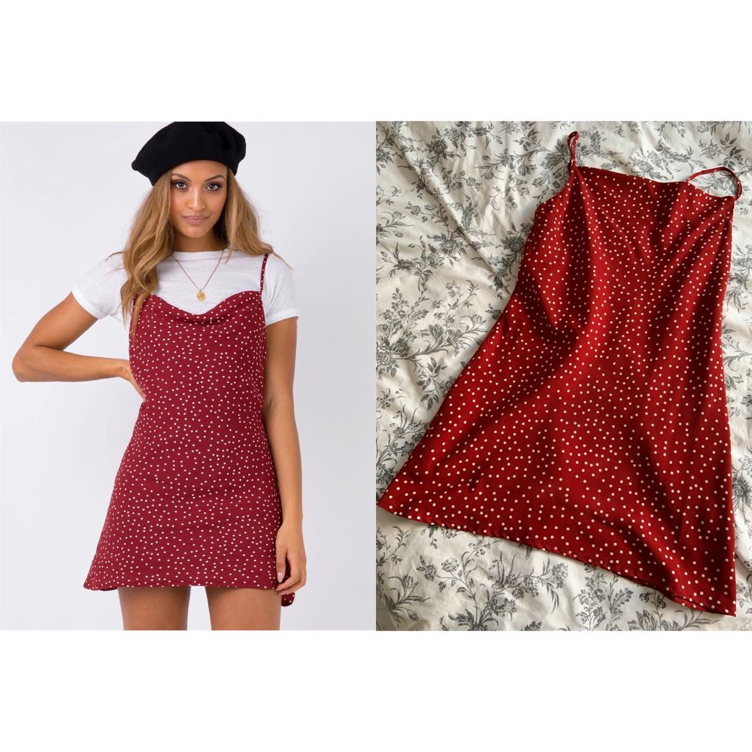 Princess polly red hotsell polka dot dress