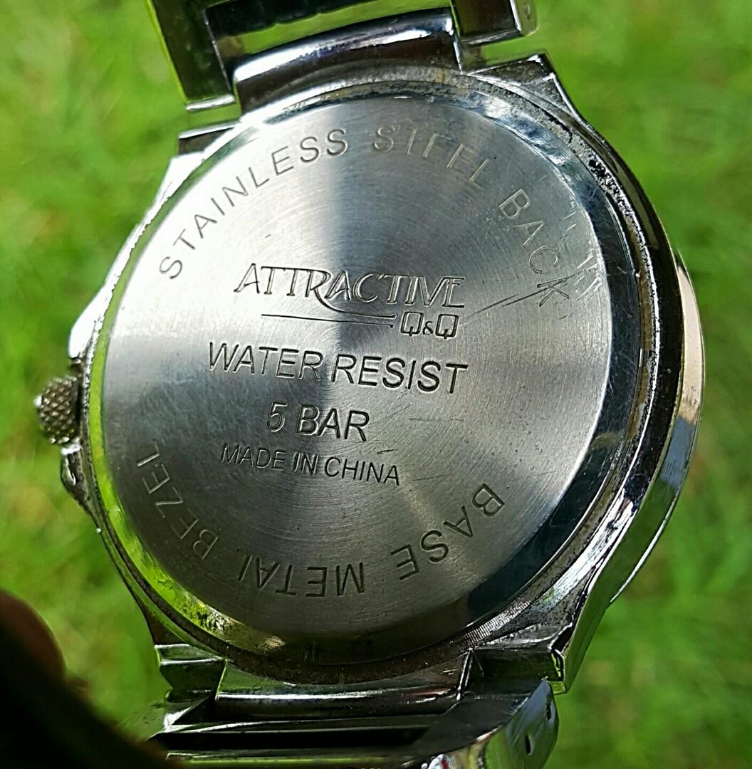 Q Q ATTRACTIVE STEEL WATCH Women s Fashion Watches Accessories