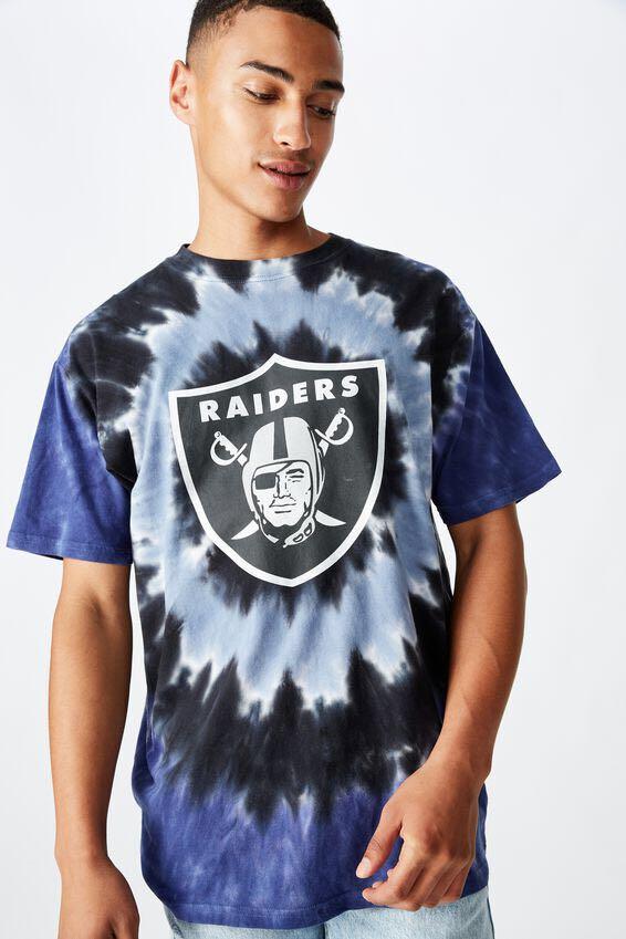 RAIDERS TIE DYE SAIZ S, Men's Fashion, Tops & Sets, Tshirts & Polo Shirts  on Carousell