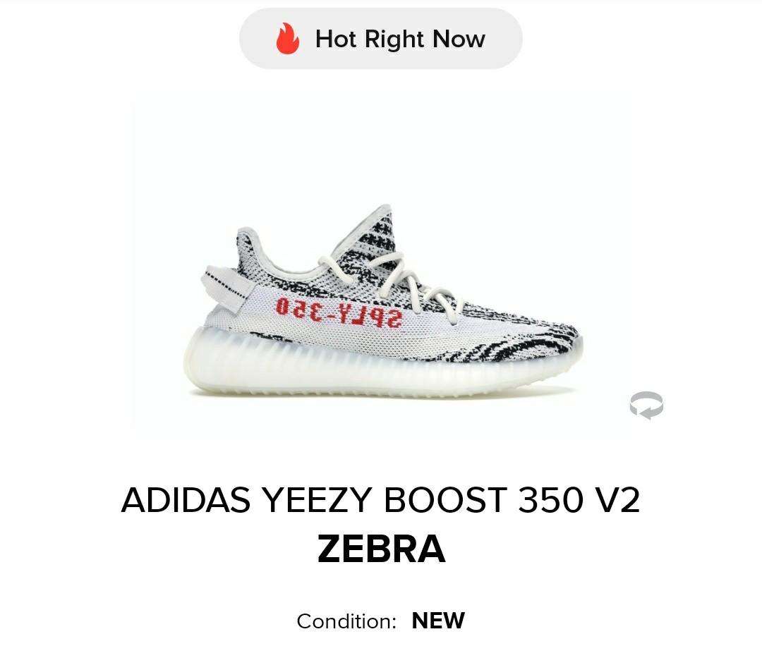 yeezy boost 350 zebra for sale