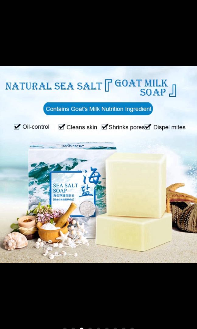 Sea Salt Soap Acne Face Wash Free Normal Postage, Beauty & Personal