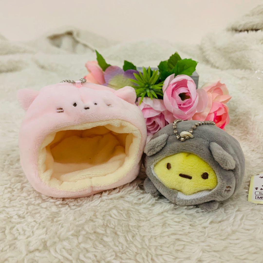 Sumikko Gurashi Neko Theme: Tapioca & Cat House Keychains, Hobbies ...
