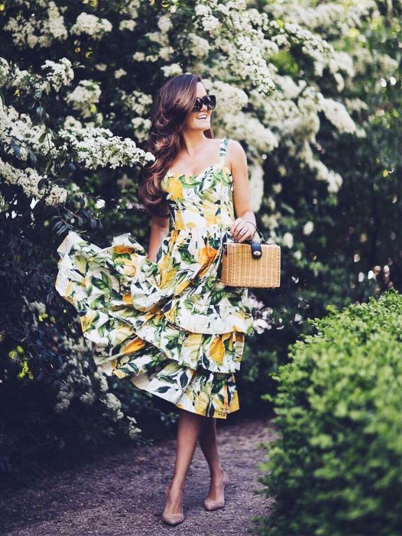 Lemon dress h&m new arrivals