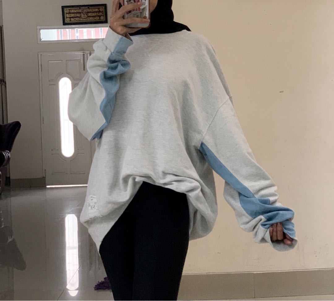 Jual sweater oversize sales