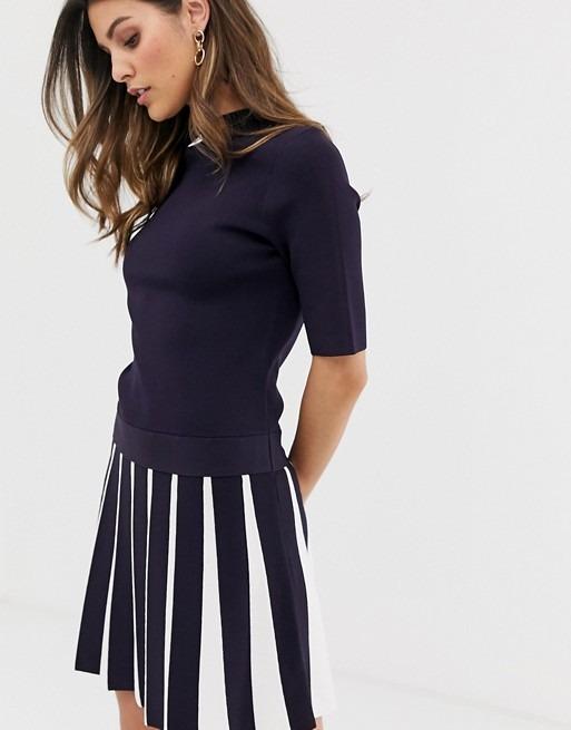 Hethia pleat 2024 knit dress