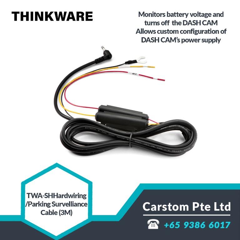 Thinkware Twa Sh Hardwiring Parking Survelliance Cable 3m Photography Camera Accessories Others On Carousell