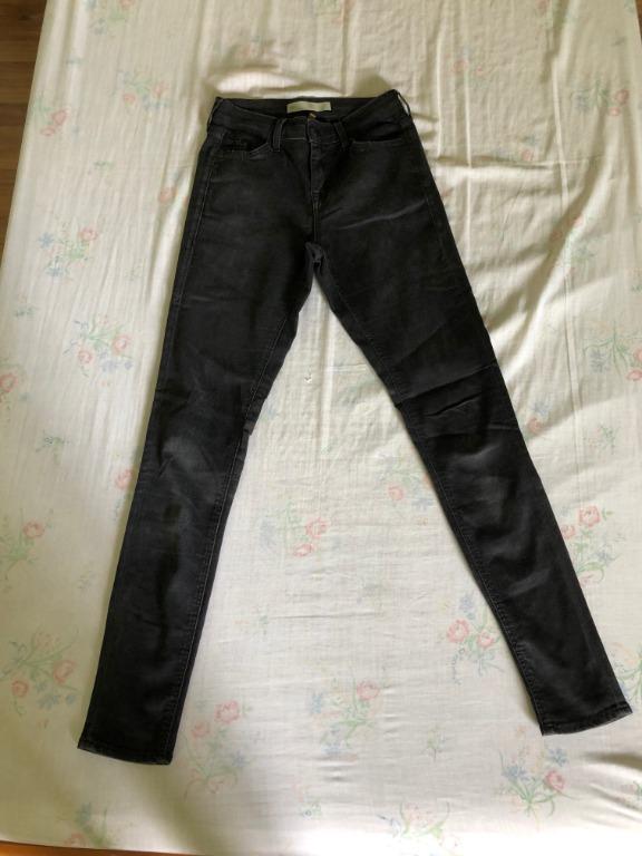 topshop high waisted black jeans