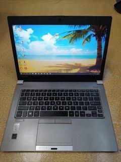 Toshiba ultra Slim Lite weight laptop battery life 5hours core i5 Ram 8gb SSD 128gb perfect working condition no issue