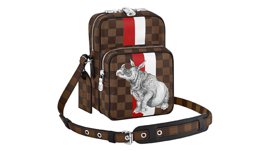 Used LV Louis Vuitton Savane Collection Amazone Rhino Messenger Bag, Men&#39;s Fashion, Bags ...