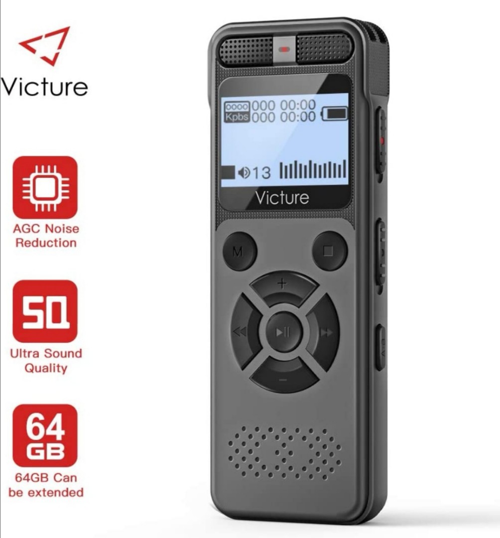 Victure Digital Voice Recorder V6, Audio, Voice Recorders on Carousell