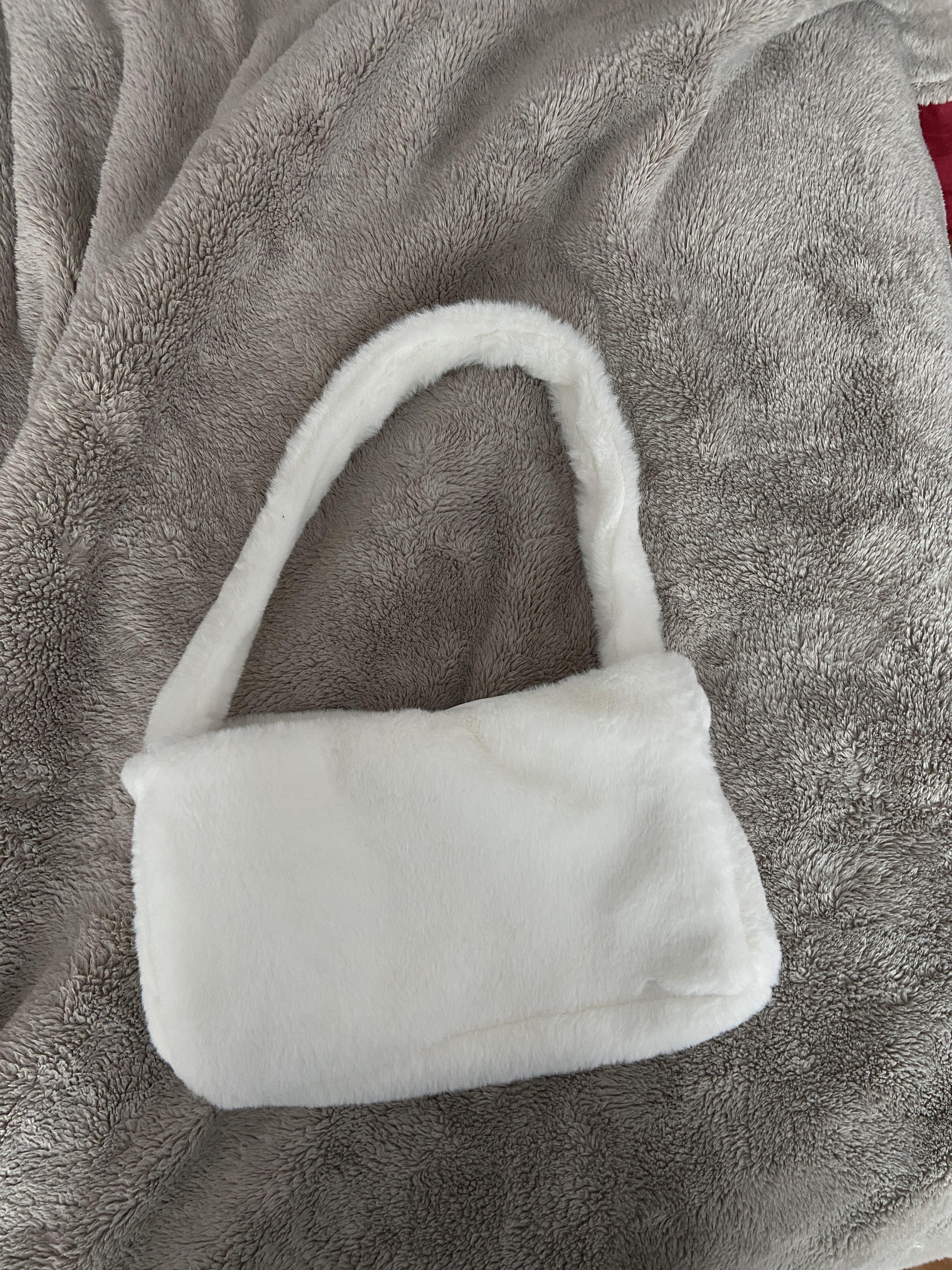 fluffy slouch bag
