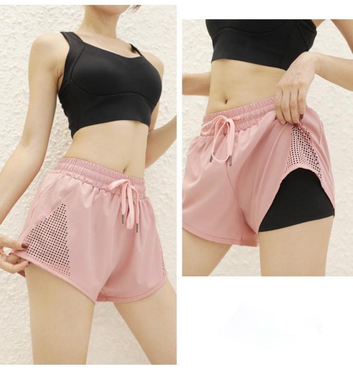 Layered shorts activewear clearance