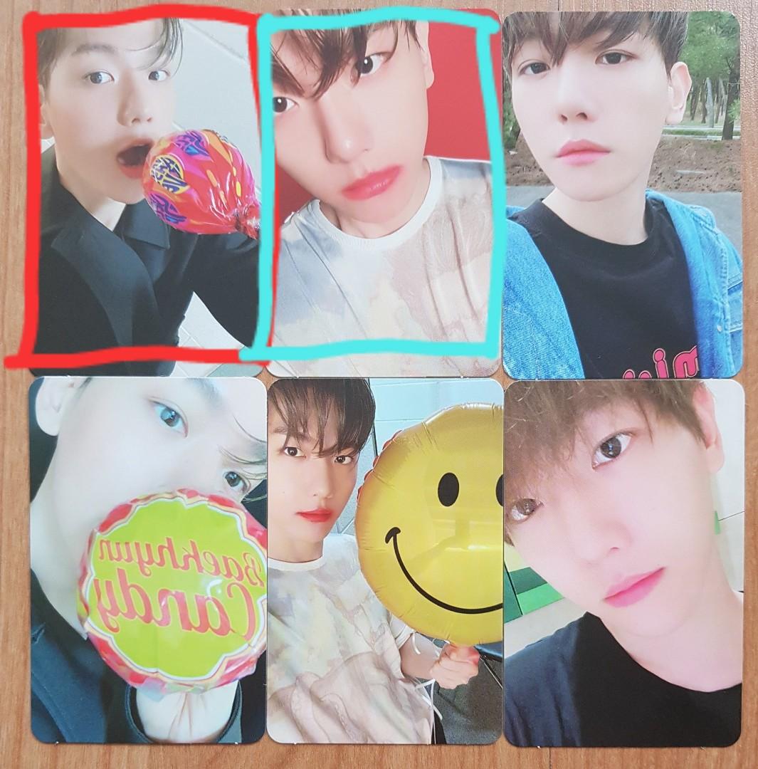 WTT] EXO Baekhyun Delight Album - PC/Message Card/Postcard, Toys