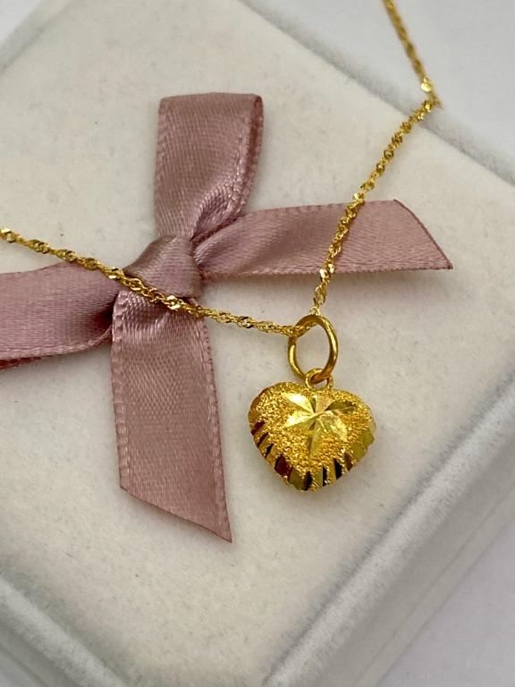 Love Collection 916 Gold Pendant Necklace Set X6479 T8069