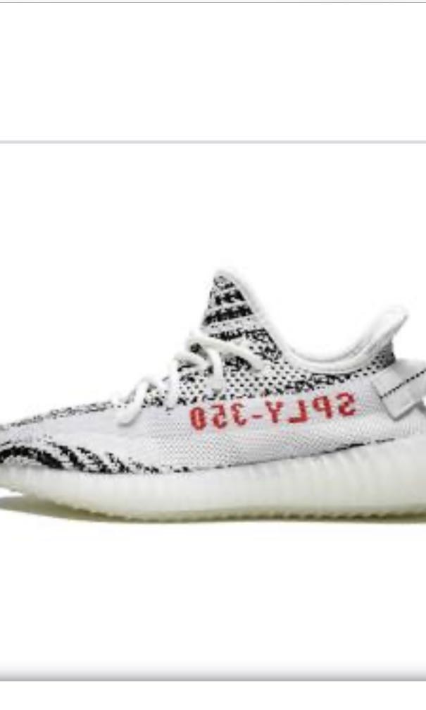 Adidas Yeezy Zebra, Men's Fashion, Footwear, Sneakers on Carousell