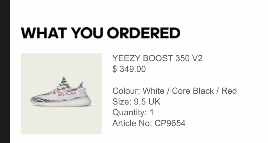 yeezy zebra pre order