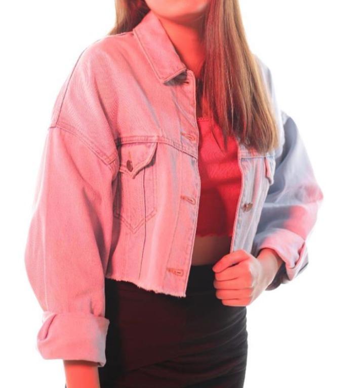 red denim jacket zara