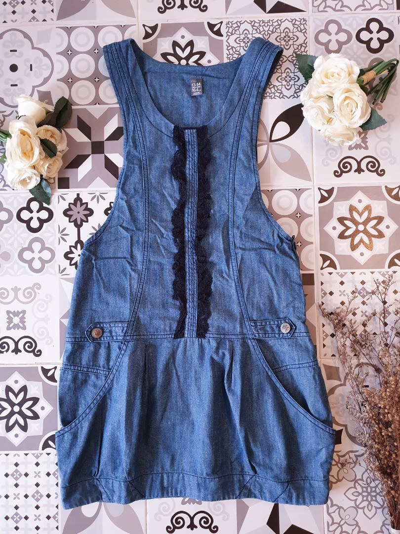 kids denim dress