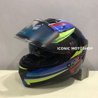 Zebra YM-920 Full-Face Dual-Visor Motorcycle Helmet