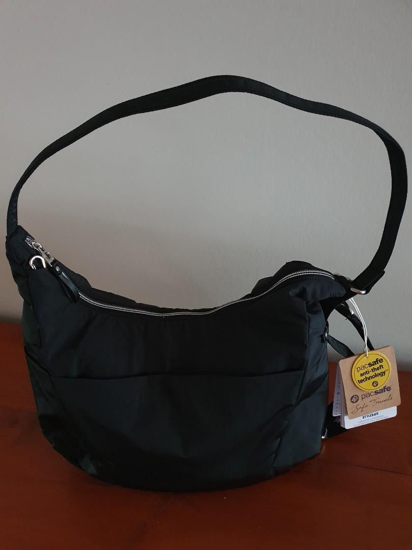 BN Pacsafe Stylesafe AntiTheft Convertible Crossbody Bag (Black