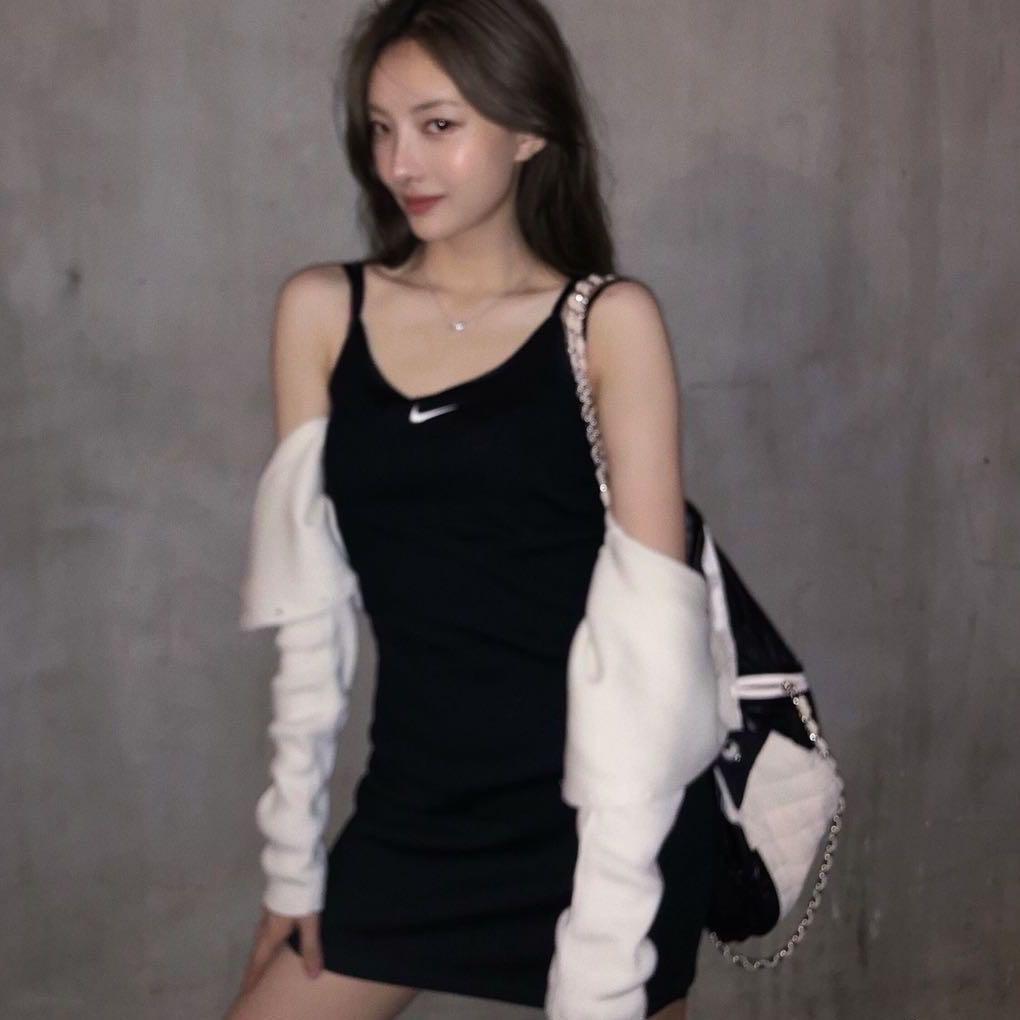 Nike plaid bodycon dress shop