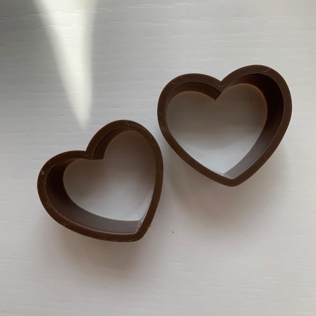 包郵全新無用過心形曲奇模烘焙工具cookie 無印良品muji 手工 Carouselljackpot 廚房用具 Carousell