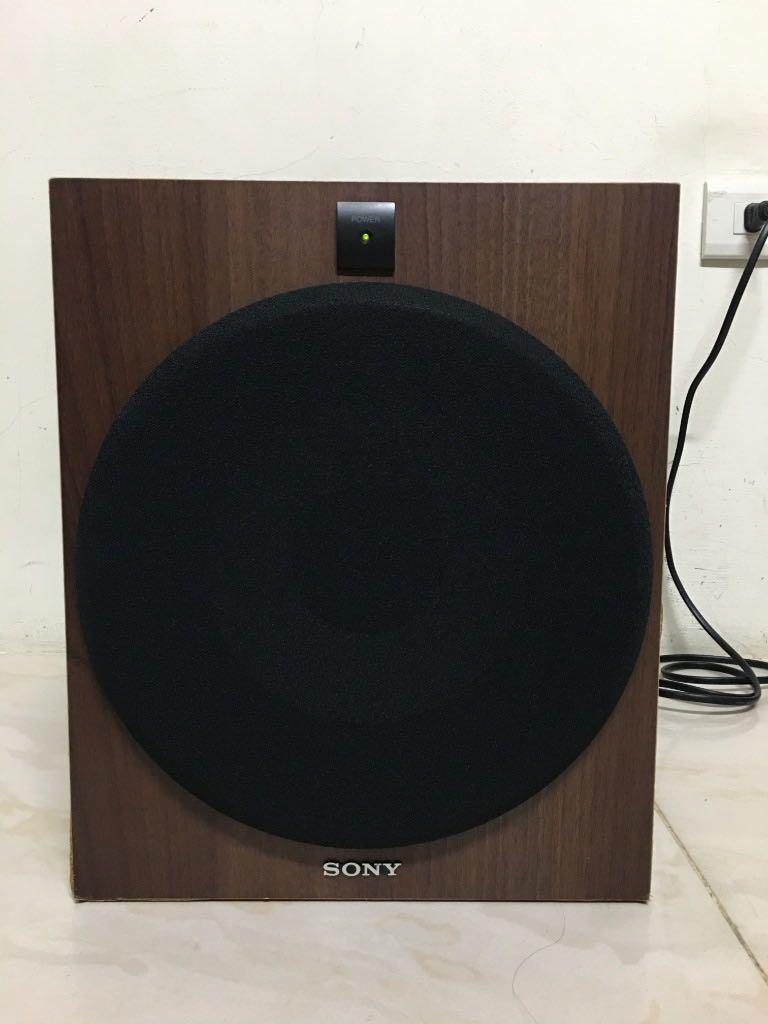 日本優質 SONY SAW2500 重低音音響喇叭 主動式 10吋單體 厚璇邊 外表漂亮聲音漂亮, 耳機及錄音音訊設備, Soundbar