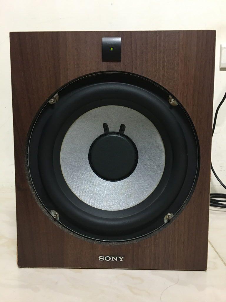 日本優質 SONY SAW2500 重低音音響喇叭 主動式 10吋單體 厚璇邊 外表漂亮聲音漂亮, 耳機及錄音音訊設備, Soundbar