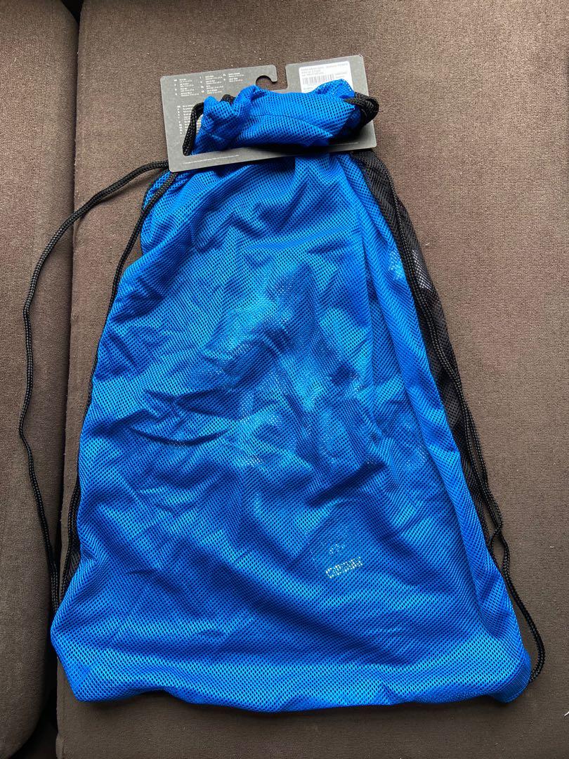 ADIDAS BLUE SWIM MESH BAG, Sports Equipment, Sports & Games, Water