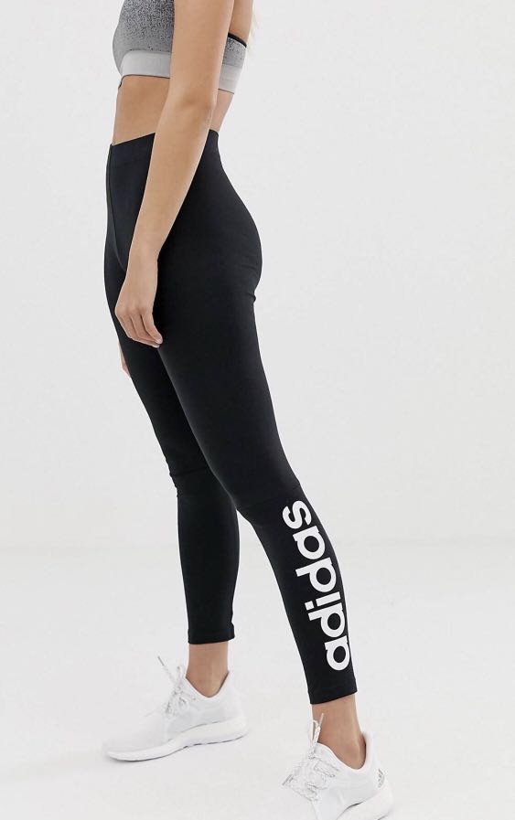 adidas leggings with logo on ankle