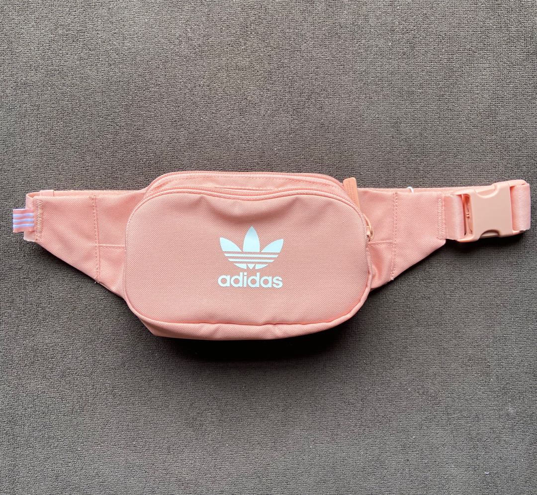 ADIDAS ORIGINAL SALMON PINK BELT BAG Women s Fashion