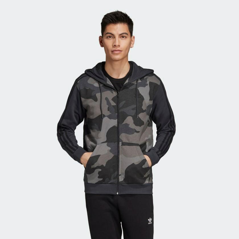 ADIDAS ORIGINALS CAMO HOODY HOODIE JACKET SWEATER 2XL XXL Men s