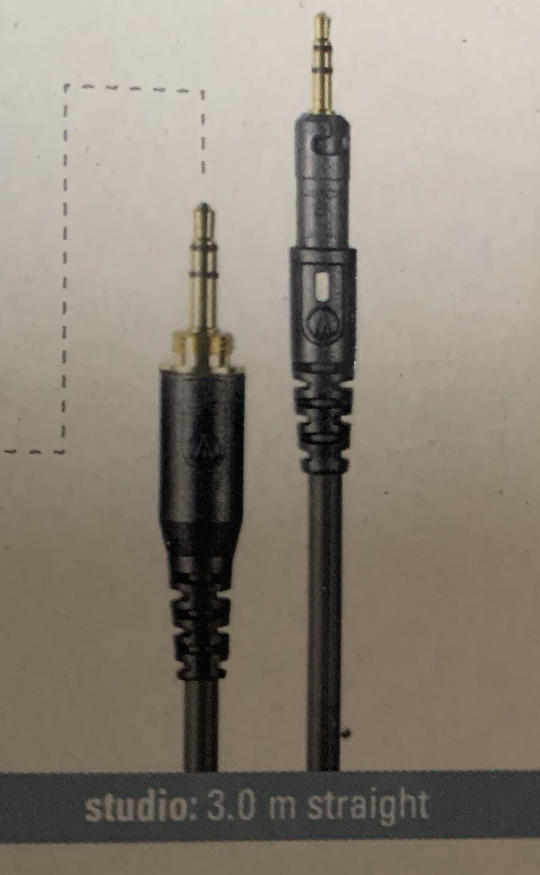 Audio Technica ATH MX50x Headphone cable