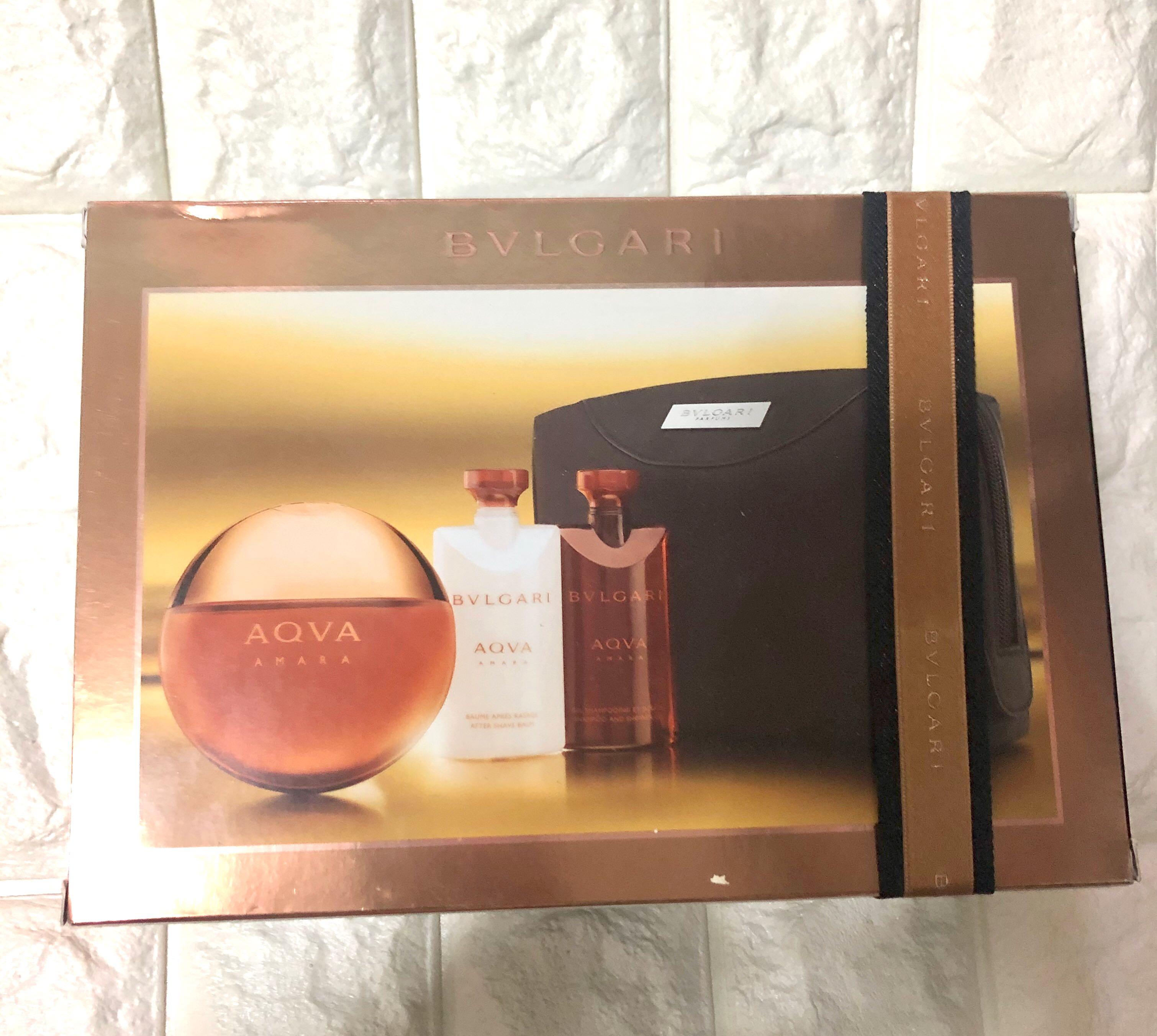 AUTHENTIC Bvlgari Aqva Amara Gift Set for Men