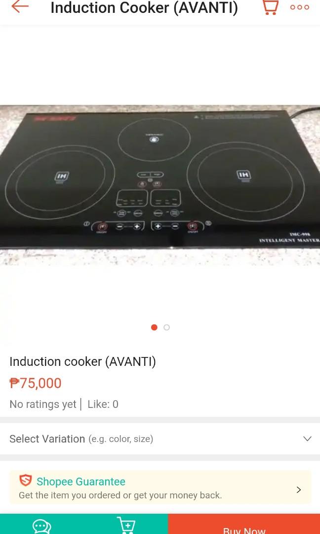 Avanti Intelligent Master Cooker IMC998 Triple Induction Cooker