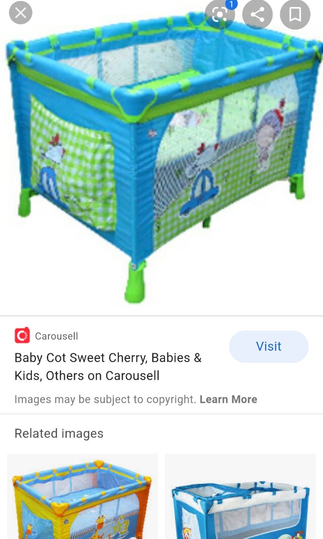 Playpen baby cot clearance
