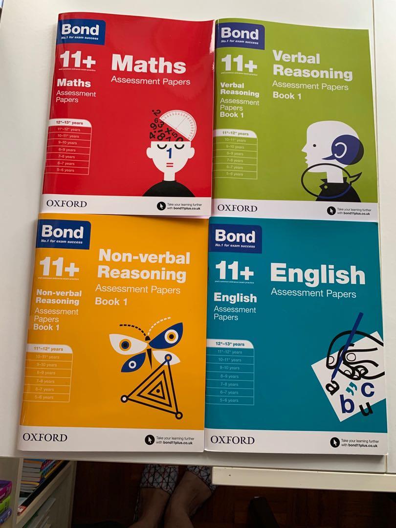Bond 11+ English, Maths, Verbal Reasoning, rNonverbal Reasoning Assessment Papers (1112