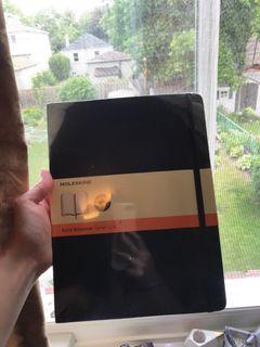 Brand new sealed leather moleskin notebook