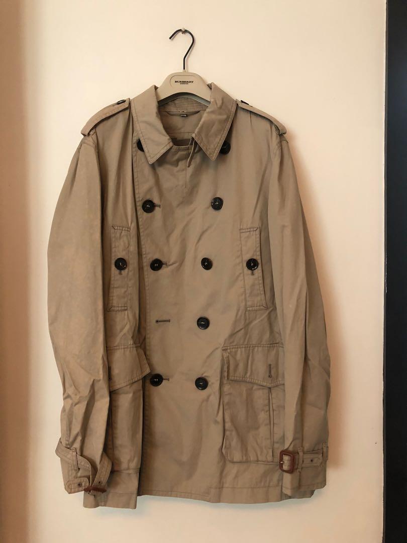 burberry trench coat material