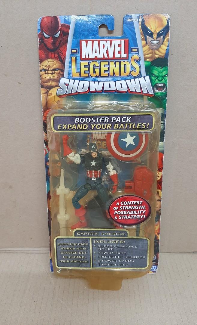 Captain America MARVEL Legends Showdown Booster Pack ToyBiz 2005, Hobbies &  Toys, Toys & Games on Carousell