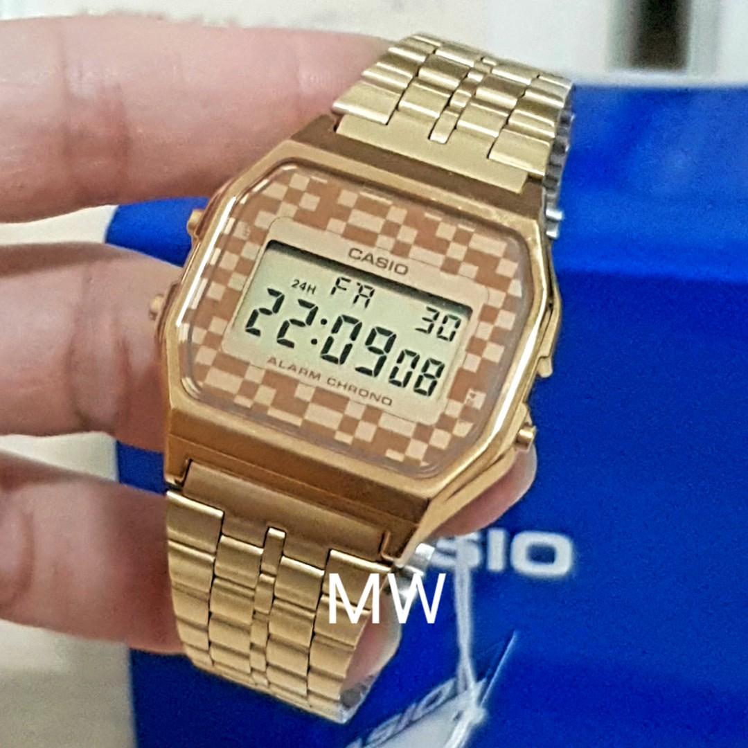 casio vintage watch original vs fake