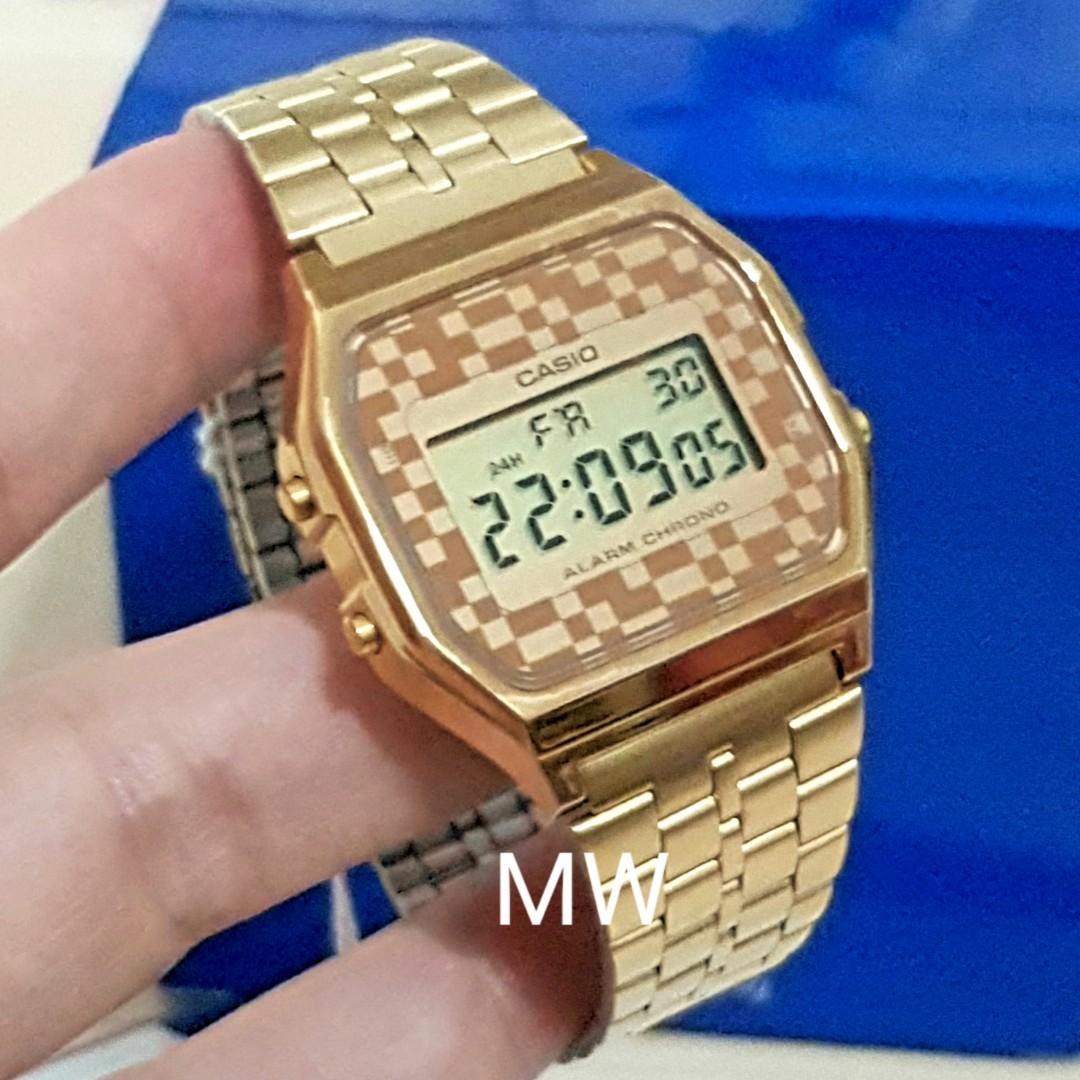 casio vintage watch original vs fake