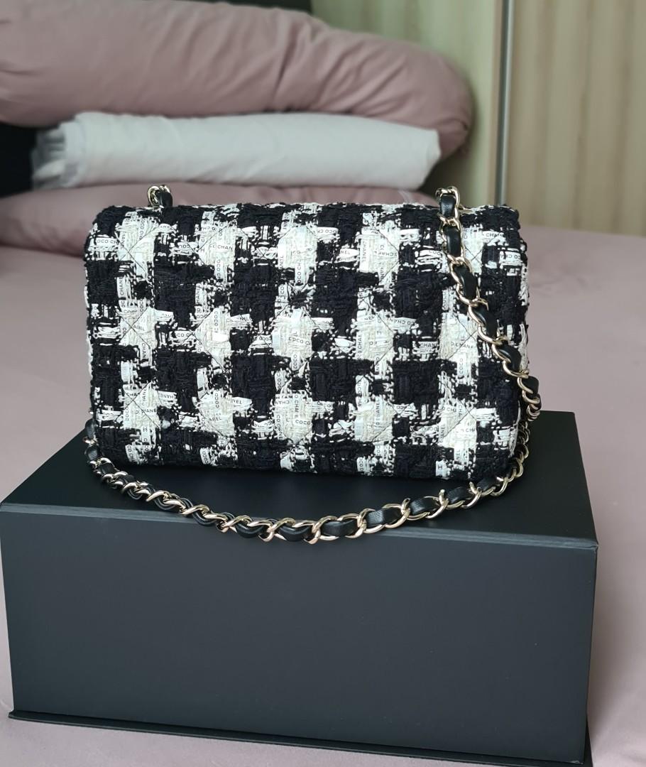 Chanel mini rectangular tweed Clearance