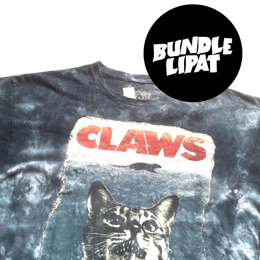 CLAWS CAT TIE DYE SHIRT