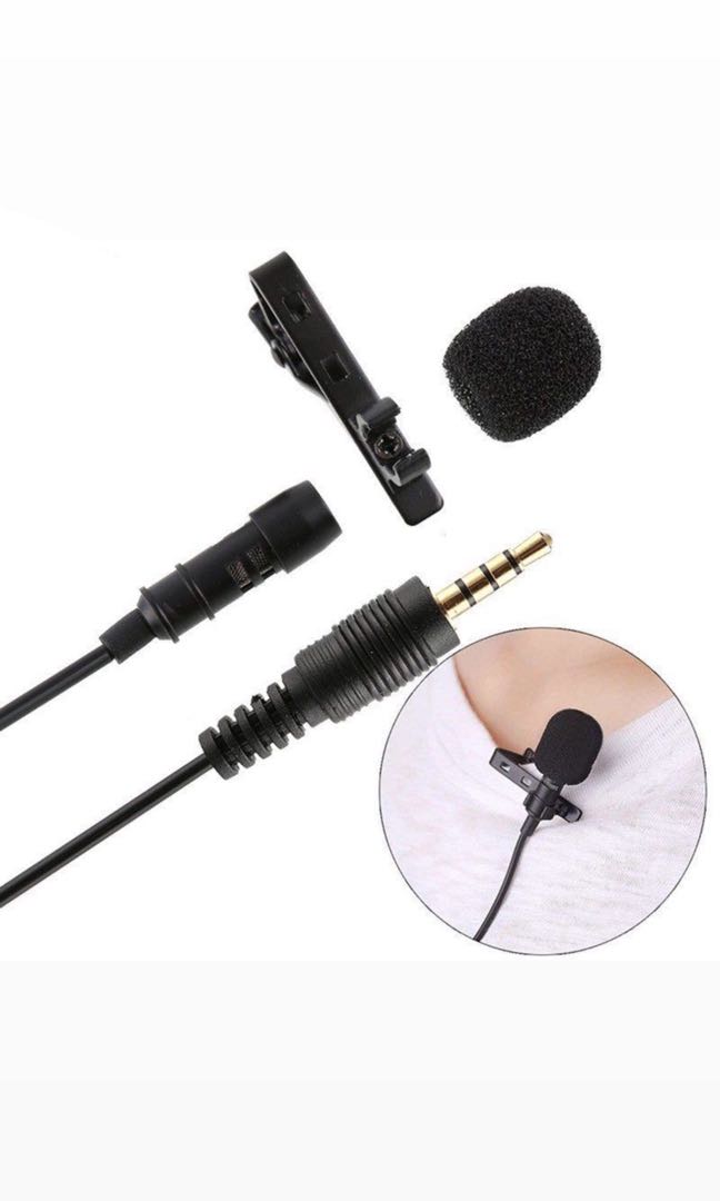 Clip On Mic Condenser, Audio, Microphones on Carousell